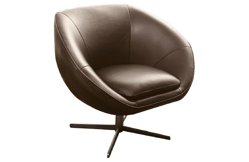 Leda Swivel Chair Brown