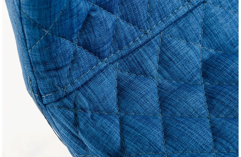 Astoria Modern Fabric Barstool Blue