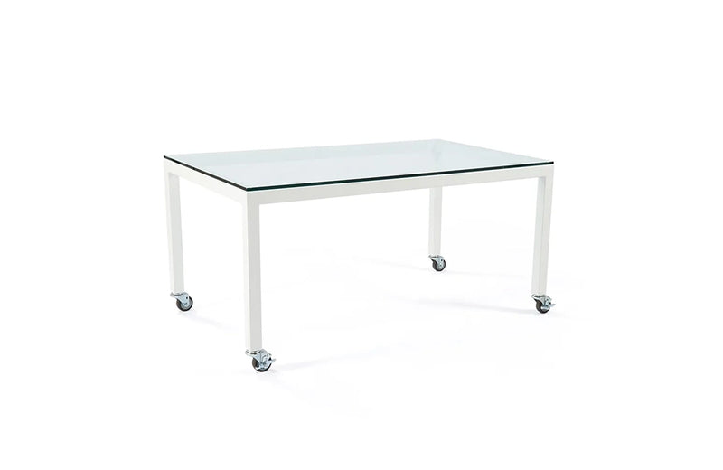 Parsons Dining Table Base With Casters