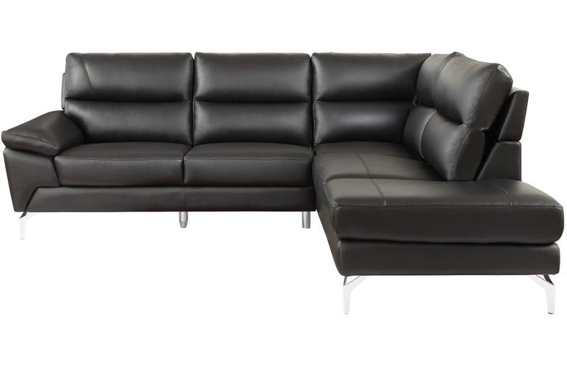 Bromley Black Sectional Sofa