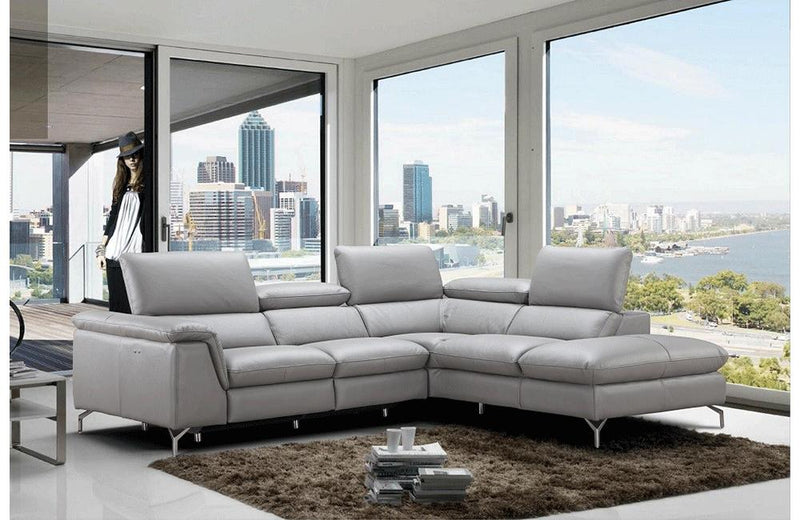Alessandra Premium Leather Sectional Sofa