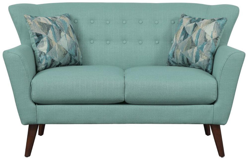Rory Teal Love Seat
