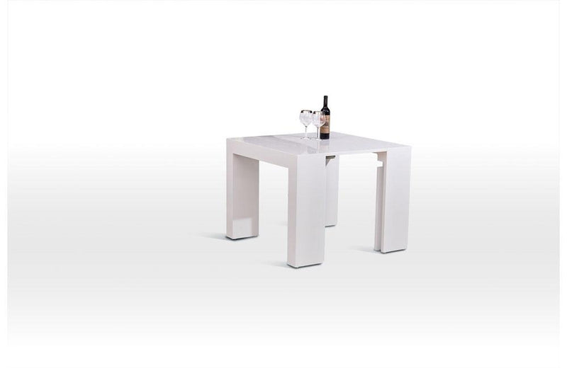 Doreen Modern White Extendable Dining Table