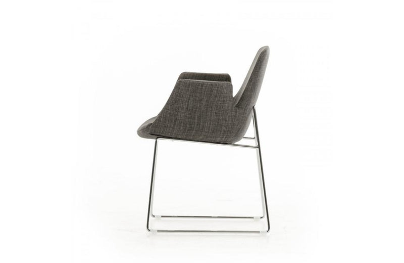 Altair Modern Fabric Dining Chair Gray