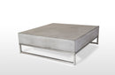 Modrest Drake Modern Square Concrete Coffee Table