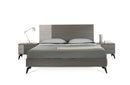 Nova Domus Palermo Italian Modern Faux Concrete & Grey Bed
