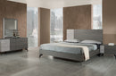 Nova Domus Palermo Italian Modern Faux Concrete & Grey Mirror