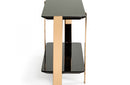 Modrest Leroy Modern Ebony & Rosegold Console Table
