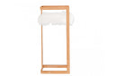 Modrest Halifax Modern White Faux Fur & Rosegold Bar Stool