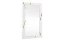 Modrest Nixa Modern White & Gold Mirror