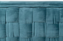 Divani Casa Atwood Modern Teal Arm Chair