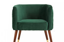 Modrest Bethel Modern Green Velvet Accent Chair