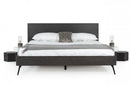 Modrest Gaige Modern Grey Elm Bed