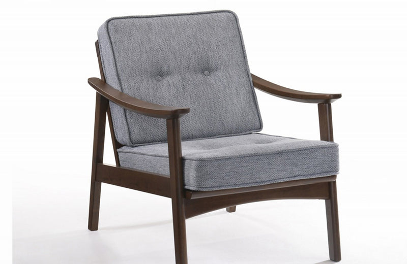 Modrest Andie Modern Dark Grey Accent Chair