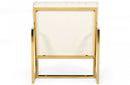 Divani Casa Baylor Modern Off-White Accent Chair