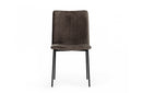 Modrest Maggie Modern Black and Brown Dining Chair (Set of 2)