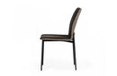 Modrest Maggie Modern Black and Brown Dining Chair (Set of 2)