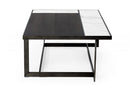 Modrest Fargo Modern Ceramic & Grey Walnut Coffee Table