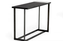 Modrest Fargo Modern Ceramic & Grey Walnut Console Table