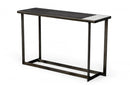 Modrest Fargo Modern Ceramic & Grey Walnut Console Table