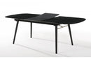 Modrest Addax Modern Black Extendable Dining Table