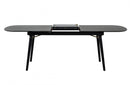 Modrest Addax Modern Black Extendable Dining Table