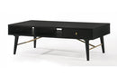 Modrest Bonfoy Modern Black Ash Coffee Table