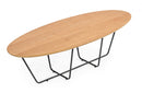 Modrest Esther Industrial Large Oak Coffee Table