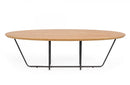Modrest Esther Industrial Large Oak Coffee Table