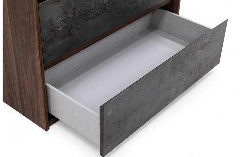 Nova Domus Rado Modern Walnut & Stucco Chest