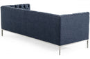 Divani Casa Garcia Dark Grey Fabric Sofa