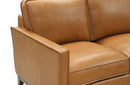 Divani Casa Naylor Modern Brown Italian Leather Split Sofa