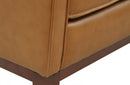 Divani Casa Naylor Modern Brown Italian Leather Split Sofa