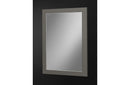 Nova Domus Lucia Italian Modern Elm and Matte Grey Mirror