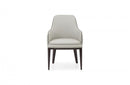 Modrest Maxwell Glam Beige and Grey Dining Chair