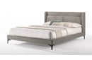 Modrest Paula - Mid-Century Grey Upholstered Bed