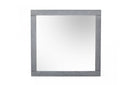 Modrest Buckley Modern Grey Crackle Mirror