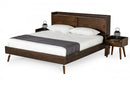 Modrest Sutton Mid-Century Elisa Acacia Wood Bed