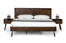 Modrest Sutton Mid-Century Elisa Acacia Wood Bed