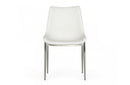 Modrest Frasier Modern White Eco-Leather Dining Chair (Set of 2)