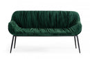 Modrest Katrina Modern Green Fabric Bench