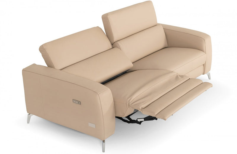 Coronelli Collezioni Turin Leather 2-Seater 91" Recliner Sofa