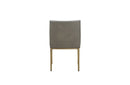 Modrest Fairview Modern Grey & Brass Dining Chair