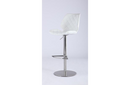 Emily Adjustable Barstool White