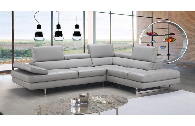 Sarah Leather Sectional Sofa
