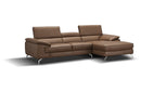 RIALTO Caramel Premium Leather Sectional Sofa