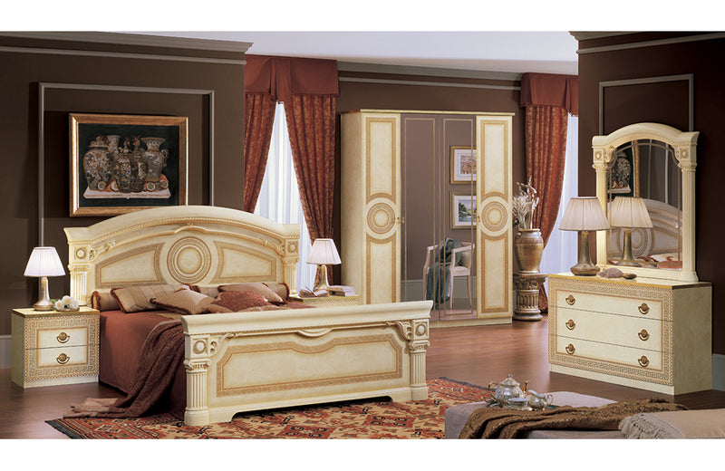 Aida Ivory Bedroom w/Gold, Camelgroup Italy