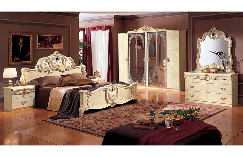 Barocco Ivory Bed