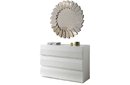 C-152 White Dresser & E-100 Mirror