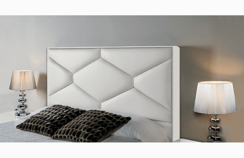 Martina LUX Bed Storage White